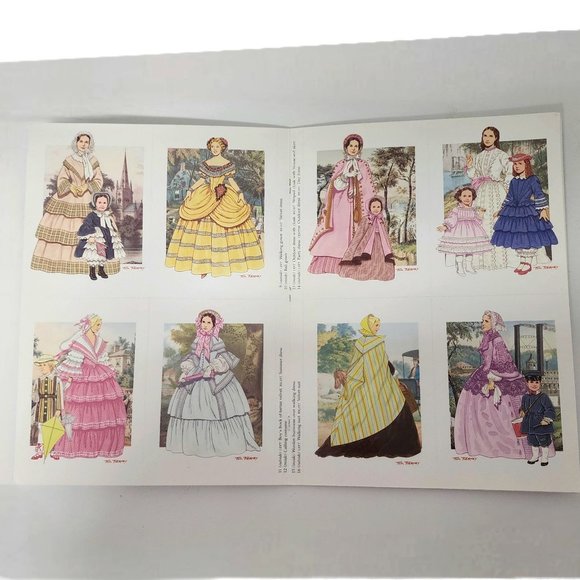 Southern Belles Fashions Postcards Collectable Paper Post Cards Book Tom Tierney - Picture 3 of 9